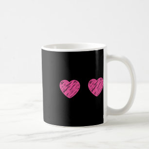 S Bröstvänner Hjärt Bröstcancer Medvetenhet Värld Kaffemugg