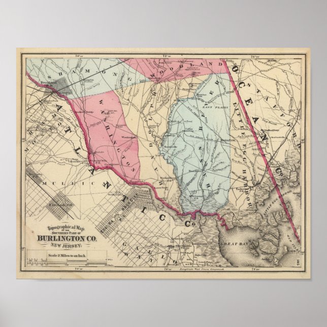 S Burlington County, NJ Poster (Framsidan)