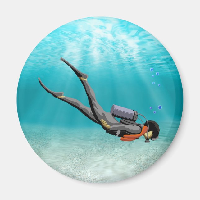 S.C.U.B.A. Diver Magnet (Framsidan)