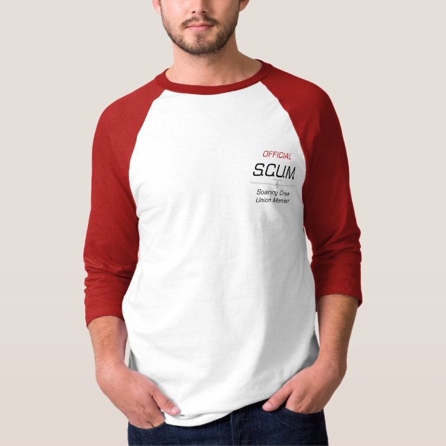 S.C.U.M.  … Soaring besättningfackmedlem T-shirt (Framsida)