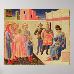 S. Cosmas och Damian Före Diocletian Poster