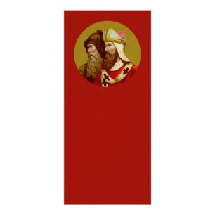 S. Cyril & Methodius (M 001) Anpassningsbar Blank Reklamkort