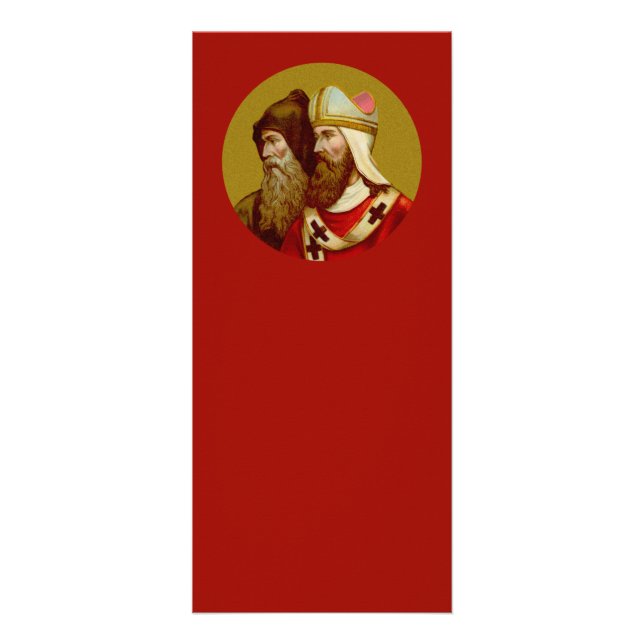 S. Cyril & Methodius (M 001) Anpassningsbar Blank Reklamkort (Framsidan)