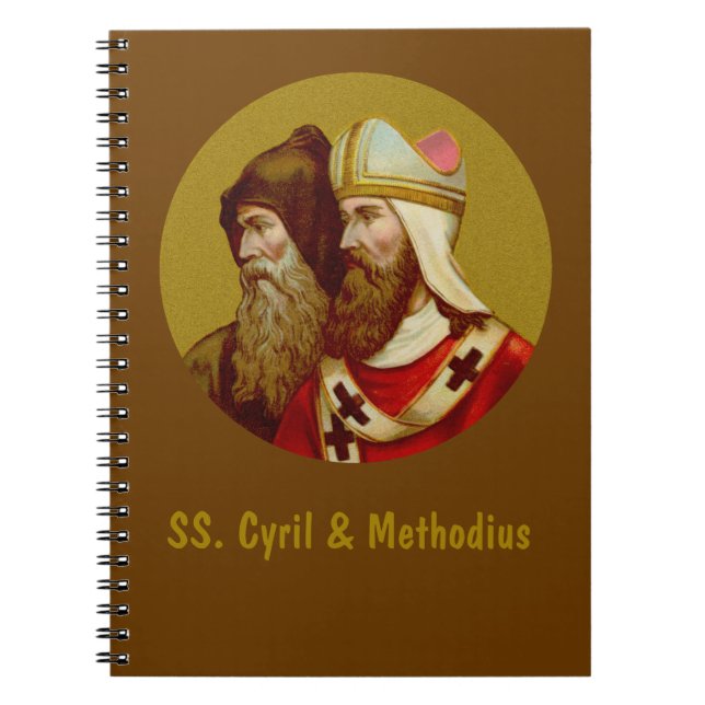 S. Cyril & Methodius (M 001) Anteckningsbok Med Spiral (Framsidan)