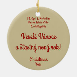 S. Cyril & Methodius (M 001) Julgransprydnad Keramik