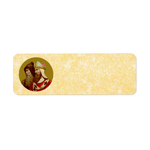 S. Cyril & Methodius (M 001) Parchment Returadress Etikett