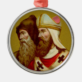 S. Cyril & Methodius (M 001) Premium Julgransprydnad Metall