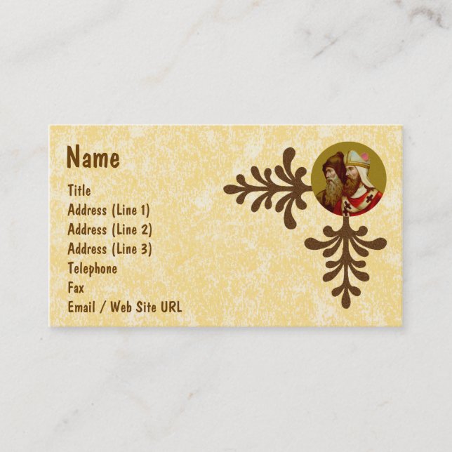 S. Cyril & Methodius (M 001) Visitkort (Framsida)