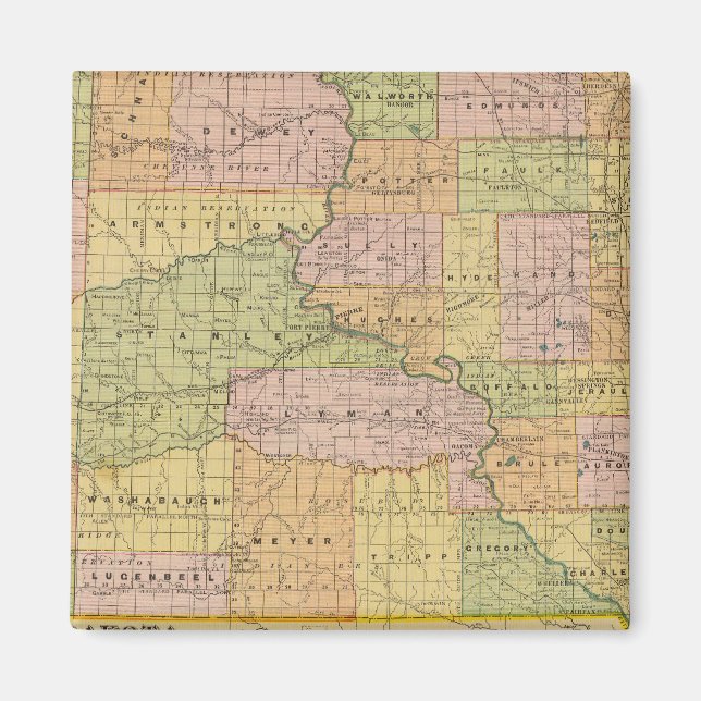 S Dakota Magnet (Framsidan)