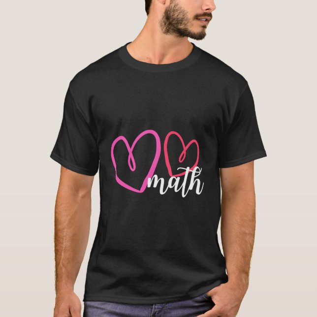 S Day Math med honom T Shirt (Framsida)