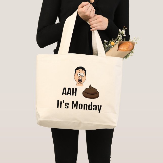 S&%# Det är måndag, tote Bag Jumbo Tygkasse (Framsida (produkt))