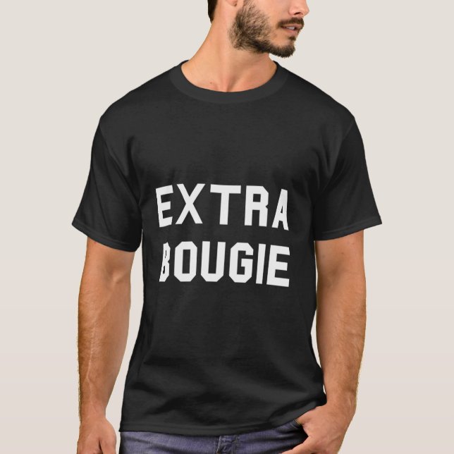 S Extra Bougie sofistikerad kostsam pasta T Shirt (Framsida)