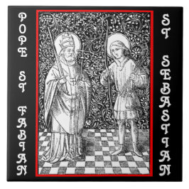 S. Fabian & Sebastian (BG 01) Kakelplatta