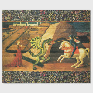 S. GEORGE, DRAGON OCH TRINCESS PRESENTPAPPER
