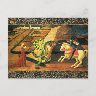 S. GEORGE, DRAGON OCH TRINCESS VYKORT
