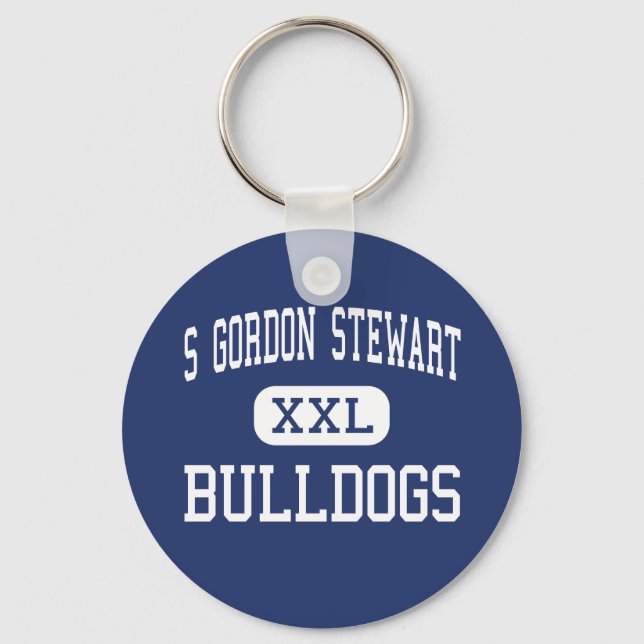 S Gordon Stewart Bullhund Fort Defiance Nyckelring (Framsida)