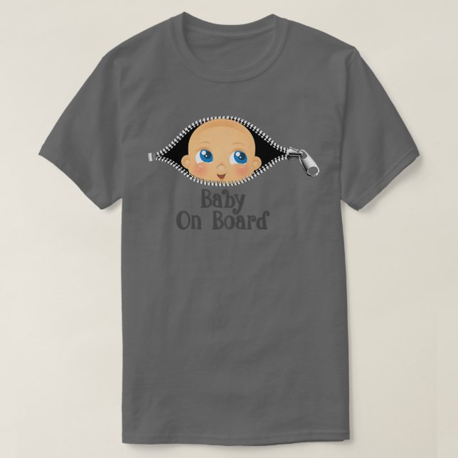 s Gravid Baby ombord på framtida Mammor 886 T Shirt (Design framsida)