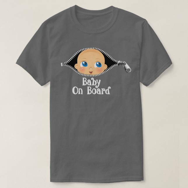 s Gravid Baby ombord på framtida Mammor 892 T Shirt (Design framsida)