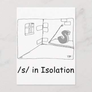 S i isolering vykort