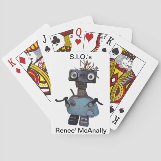 S.I.O. Leka kort Spel Kort (Baksidan)