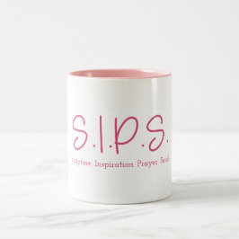 S.I.P.S. Mugg Färg Insida - Rosa