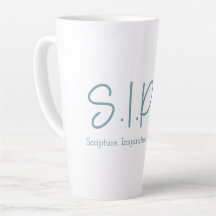 S.I.P.S. Tall Latte Mugg - Blue