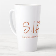 S.I.P.S. Tall Latte Mugg - Orange