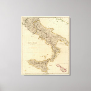 S-italien Canvastryck
