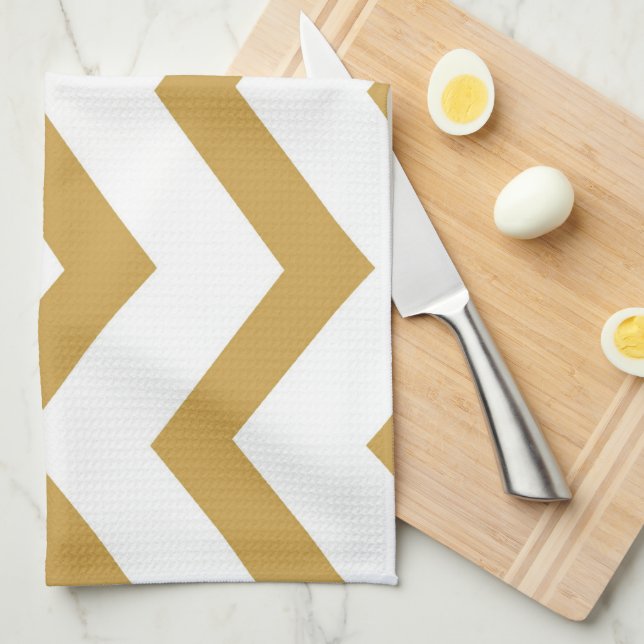 S.K. Chevron Chic Kitchen Towel Kökshandduk (Vikt i Fjärdedel)