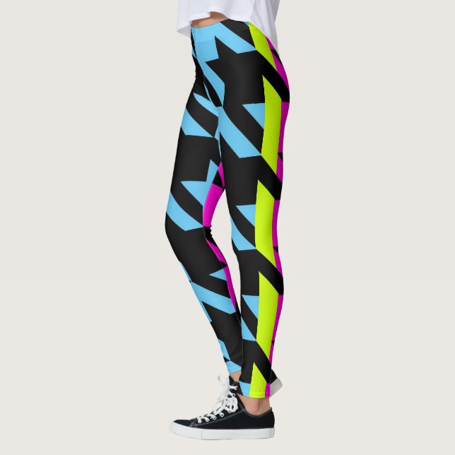 S.K. Toothy Neon Leggings (Vänster)