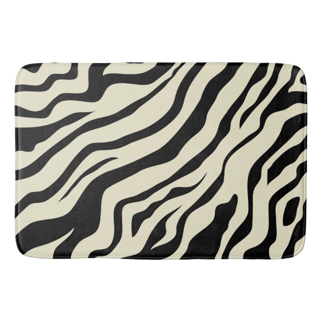 S.K. Zebra Fever Bath Mat Badrumsmatta (Framsidan)