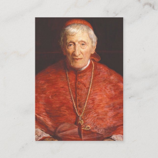 S. Kardinal John Henry Newman Heliga Kort Katolska (Framsida)