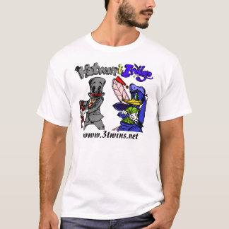 S. LaDon Hatman & indigoblå teckenskjorta Tee Shirt