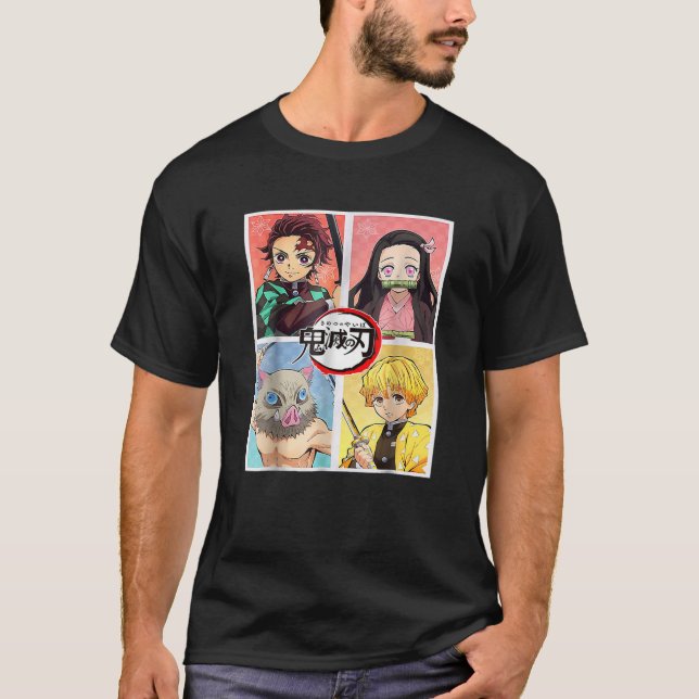 S-Layers Demons-Anime-Art T Shirt (Framsida)