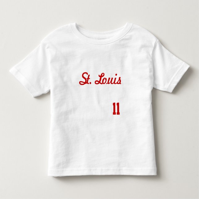 S. LOUIS 11 VITE SMÅBARN T-SHIRT (Framsida)