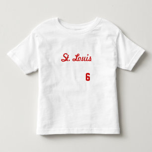 S. LOUIS #6 WHITE SMÅBARN T-SHIRT