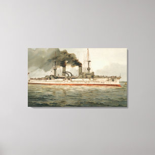 S.M. Grosse Kreuzer "Furst Bismarck" (H.M. Canvastryck