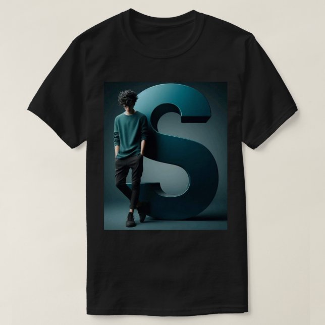 S-manskapiteltskjorta T Shirt (Design framsida)