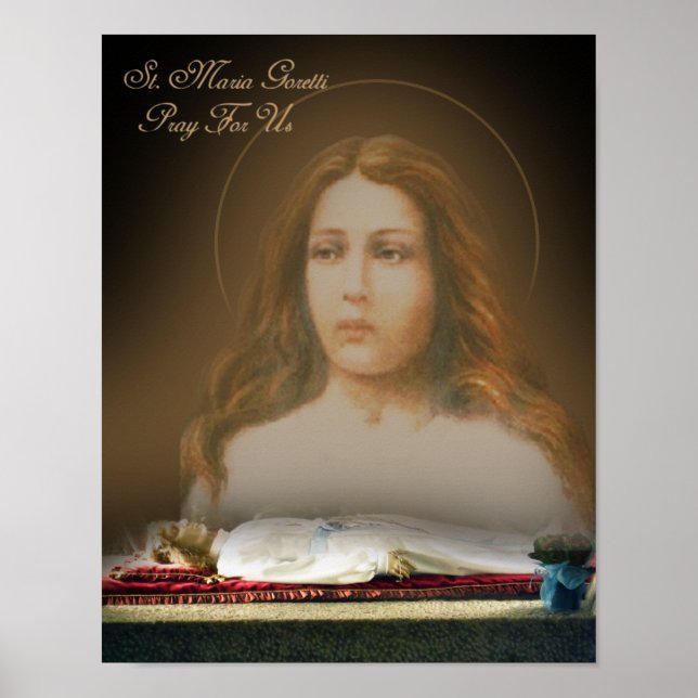 S. Maria Teresa Goretti Poster (Framsidan)