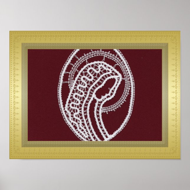 S. Mary Exklusiv guld gräns ram anpassningsbar  Poster (Framsidan)