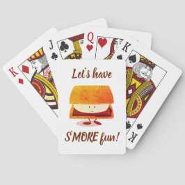S mer Roligt Cute Tecknad Food Casinokort