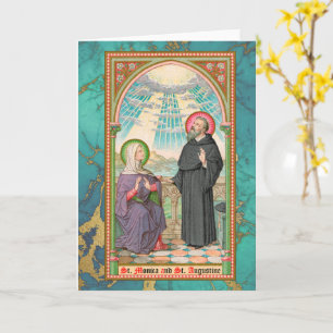 S. Monica och Augustine vid Ostia (SAU 047) Kort