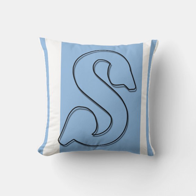 S-monogram kudde (Framsida)