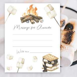 S more Campfire 1st Birthday Time capsule message Poster