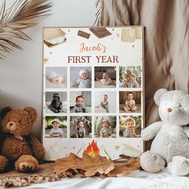 S more Campfire First Year Photo Milestone Poster (Skapare uppladdad)
