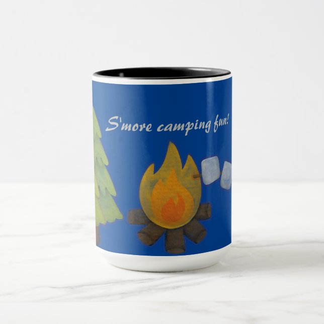 "S more Camping Roligt" kaffe Mugg (Center)
