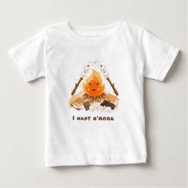 S more Cute Roligt Campfire Baby T-shirt