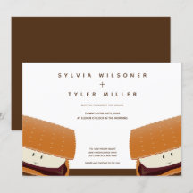 S’more Illustration Food Bröllop