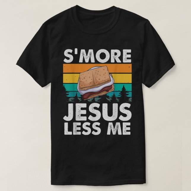S more Jesus - Christianity Älskare Jesus Teaching T Shirt (Design framsida)