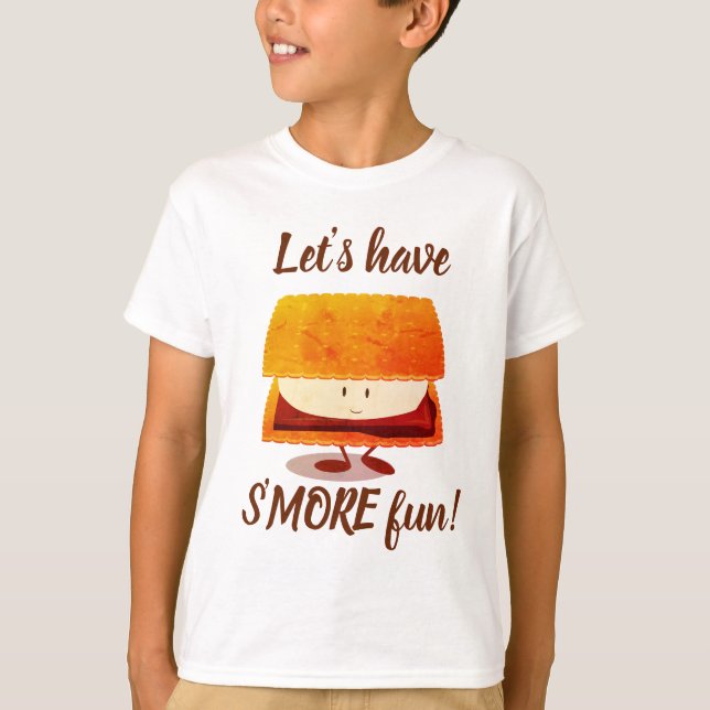 S’more roligt tecknade figurer killes t-shirt (Framsida)